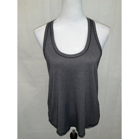 Lululemon Tie It Up Singlet Tank Top Heathered Grey Size 8 - Picture 1 of 4